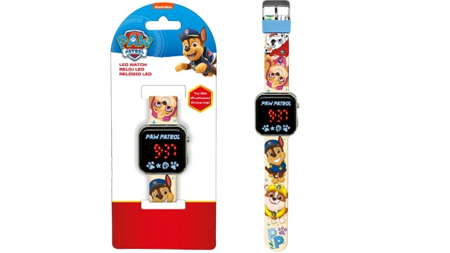 Paw Patrol LED Horloge