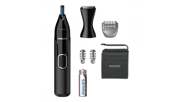 Philips NT5650/16 Series 5000 Neus-Oor-Wenkbrauw- en Detailtrimmer Zwart