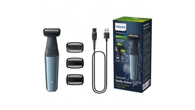 Philips BG3027/05 Bodygroom Zwart/Blauw