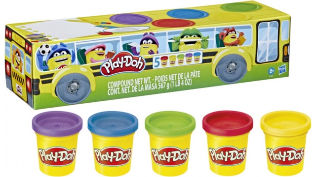 Play-Doh Back to School 5 pack Boetseerklei