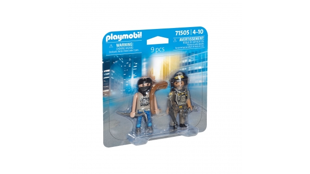 Playmobil 71505 Duopacks Tactische Politie-eenheid En Bandiet