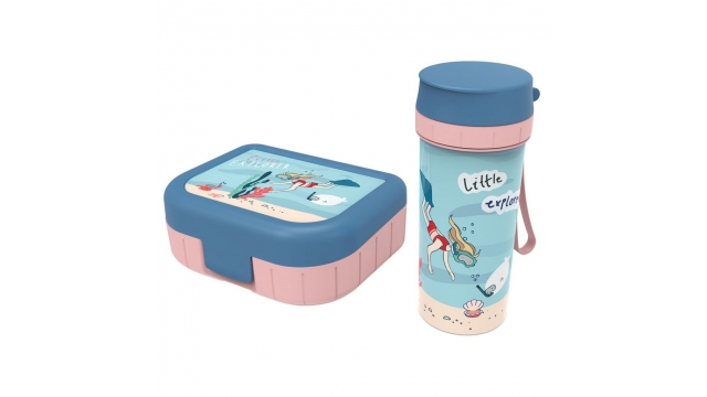 Rotho Memory Kids Explorer Girls Lunch Set