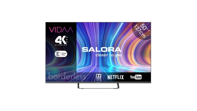 Salora 50UV210 UHD LED TV 127 cm Zwart