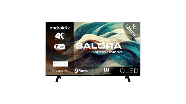 Salora 50QLED320 UHD QLED TV 126 cm Zwart