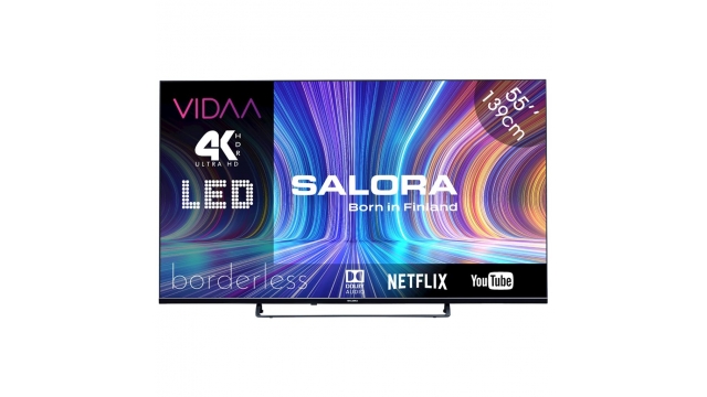 Salora 55UV210 4K ULTRA HD TV 139 cm Zwart