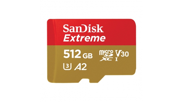 Sandisk MicroSDXC Extreme 512GB 190/130 Mb/s - A2 - V30