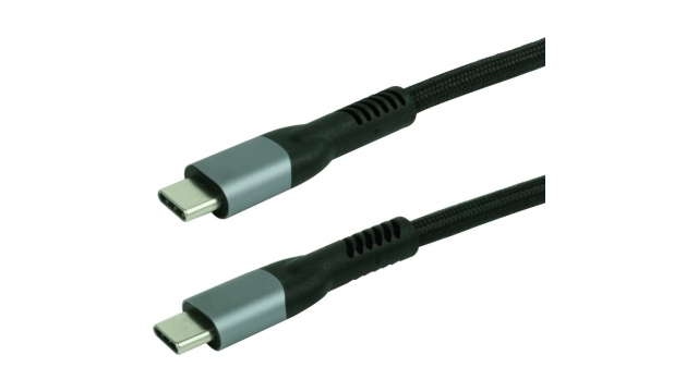 Scanpart USB C Laad en Data Kabel 2 m Zwart