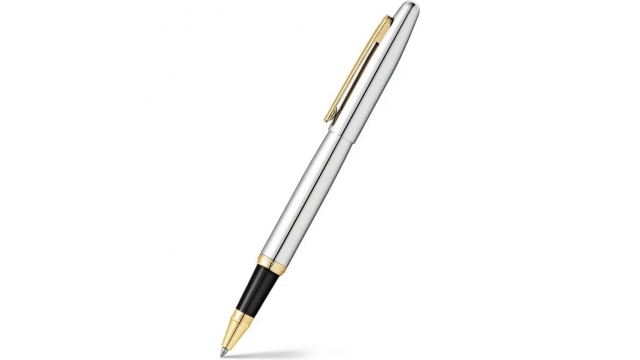 Sheaffer SF-E1942251 Rollerball VFM M Polished Chrome Gold Plated