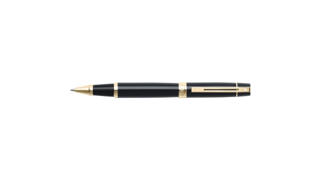 Sheaffer SF-E1932551 Rollerball 300 M Glossy Black Gold Tone