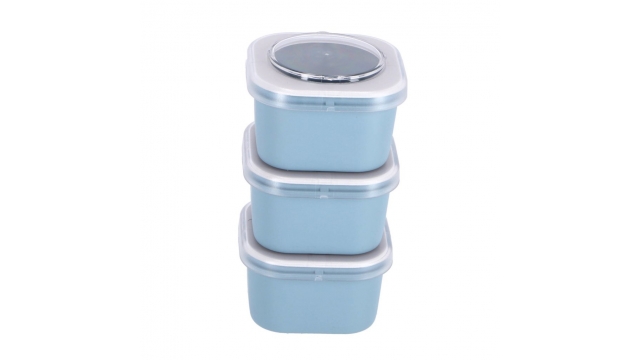 Sunware Sigma Home Lunchbakjes 3 Stuks Blauw