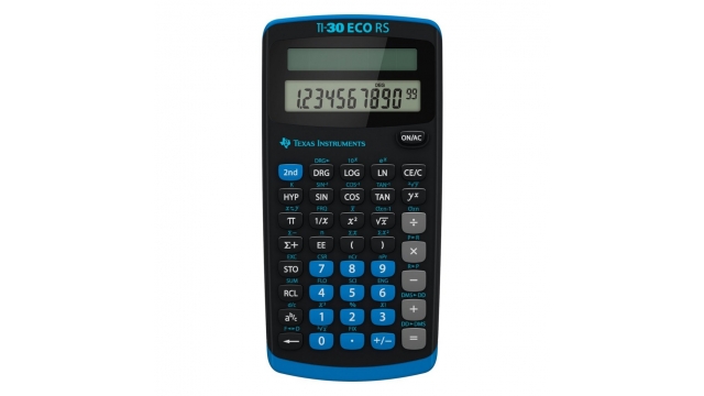 Texas Instruments TI-30RS-FC Rekenmachine Zwart/Blauw