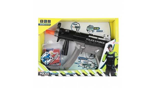 Toi-Toys Politie Blaster + Licht en Geluid + 12 Darts