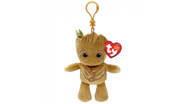 TY Beanie Babies Clip Marvel Knuffel Groot 12 cm