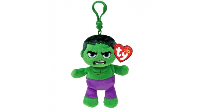 TY Beanie Babies Clip Marvel Knuffel Hulk 12 cm