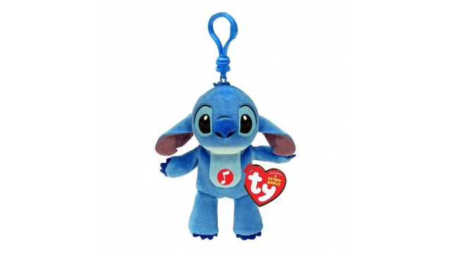 TY Beanie Babies Clip Disney Stitch Knuffel + Geluid