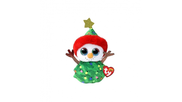 TY Beanie Boos Knuffel Sneeuwmanboom 15 cm