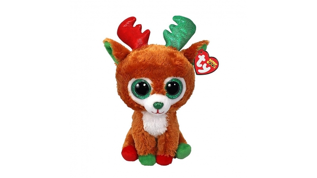 TY Beanie Boos Knuffel Rendier Tinseltoes 15 cm