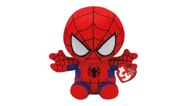 TY Beanie Buddy Marvel Spiderman Knuffel 24 cm