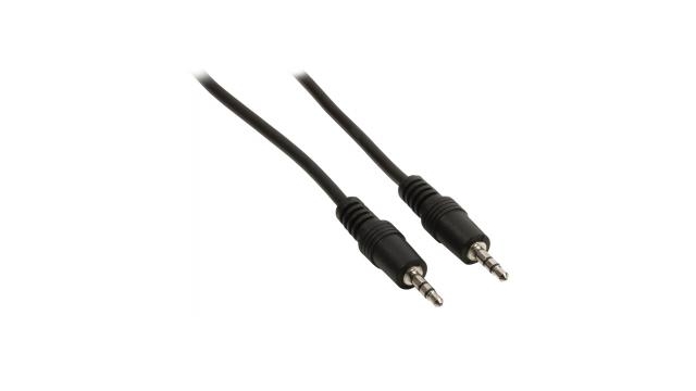 Valueline Vlap22000b05 Jack Stereo Audiokabel 3,5 mm Mannelijk - 3,5 mm Mannelijk 0,50 M Zwart