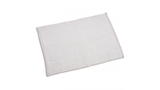 Wicotex Anti-Slip Badmat Braid  60x90 cm Wit